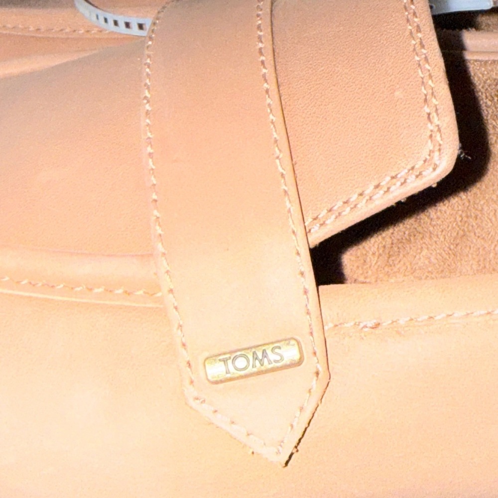 Toms Lynette Brown‎ Sugar Leather Penny Loafers Womens Size 11 Flat Shoes NEW - Picture 6 of 12